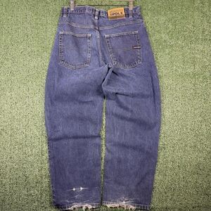 Vintage Southpole Jeans Mens 34x30 Denim Wide Leg Baggy Hip Hop Grunge Skater